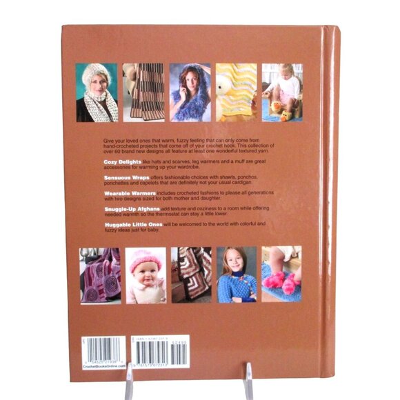 Warm & Fuzzy Crochet Pattern Book By Bobbie Matela - Hats Scarves Wearables - Picture 2 of 3